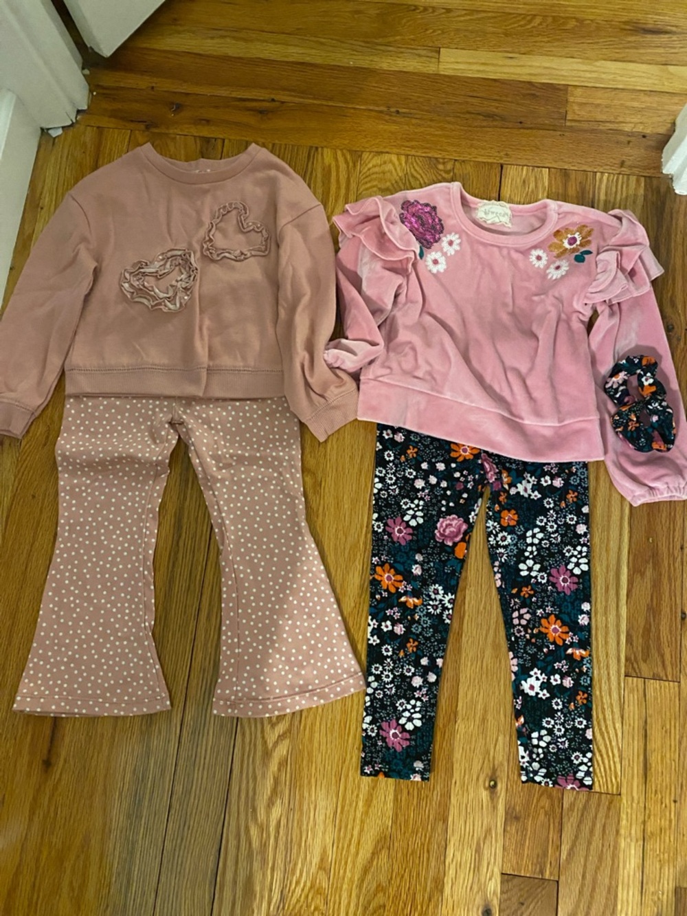 btween Pink Floral Accent sets 3T